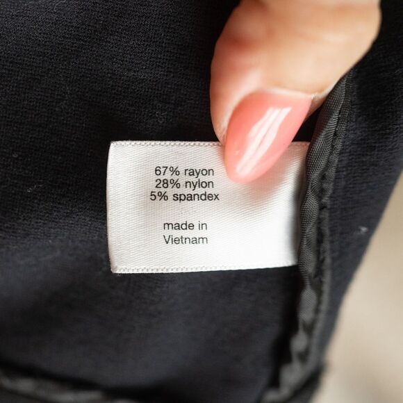 Lane Bryant Black Knit Moto Jacket‎ size 28 - Picture 11 of 12